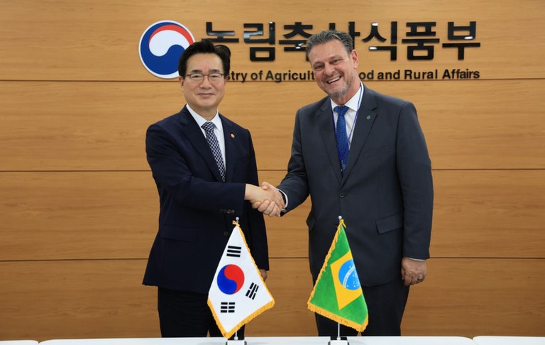 Brasil e Coreia do Sul buscam ampliar cooperação agrícola para produção sustentável