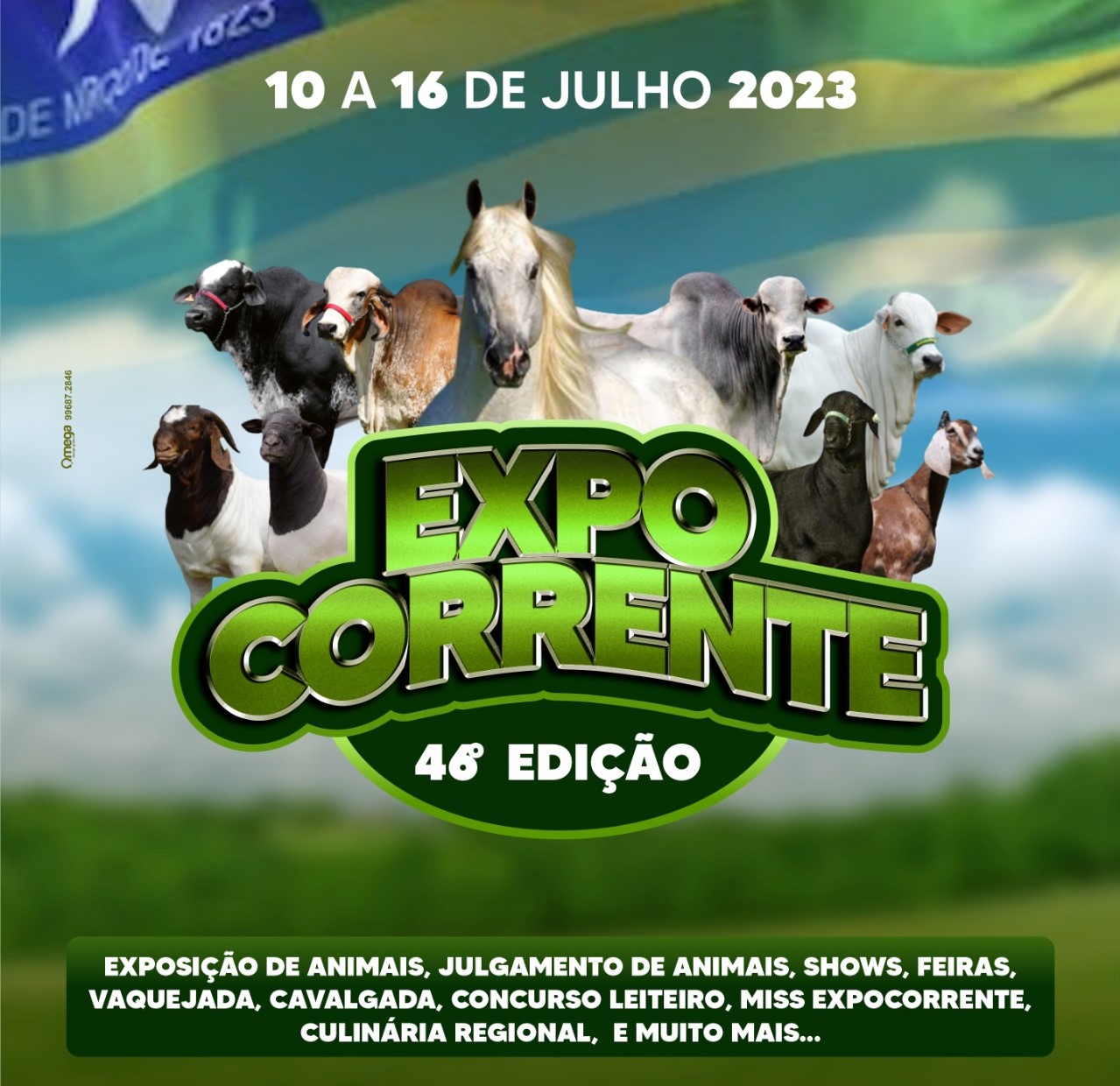 ExpoCorrente: 46ª edição acontece em julho, transformando Corrente na capital do agronegócio