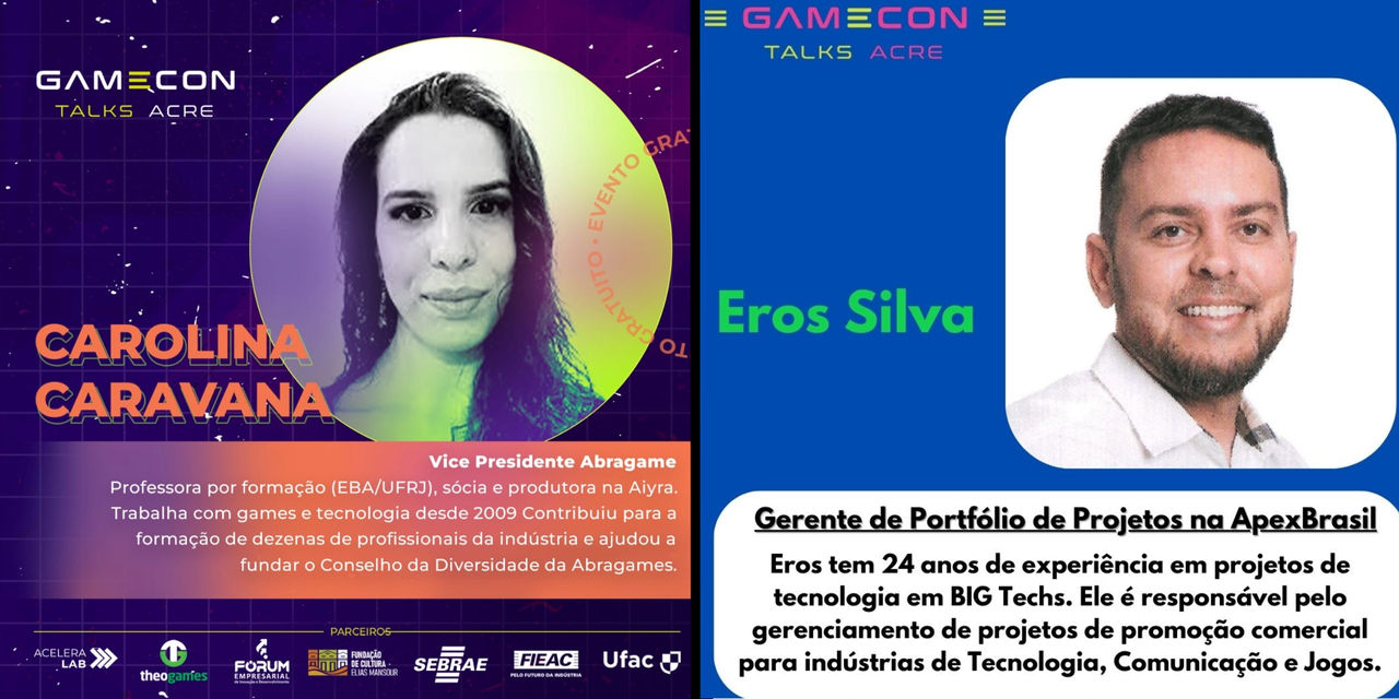 Abragames marca presença na Gamecon Talks Acre 2023, mostrando como os games podem impulsionar o desenvolvimento social e econômico