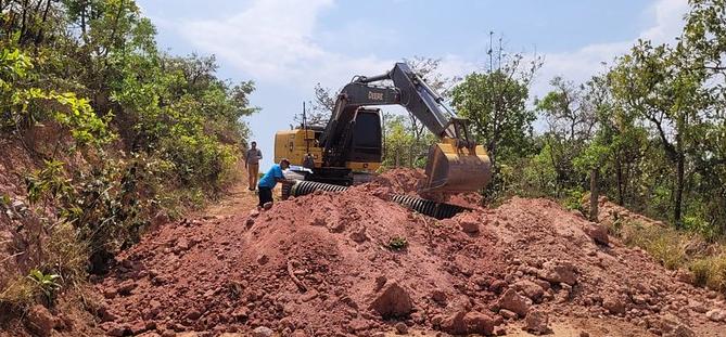 Agronegócio ergue Santa Rosa das águas com serviços de drenagem