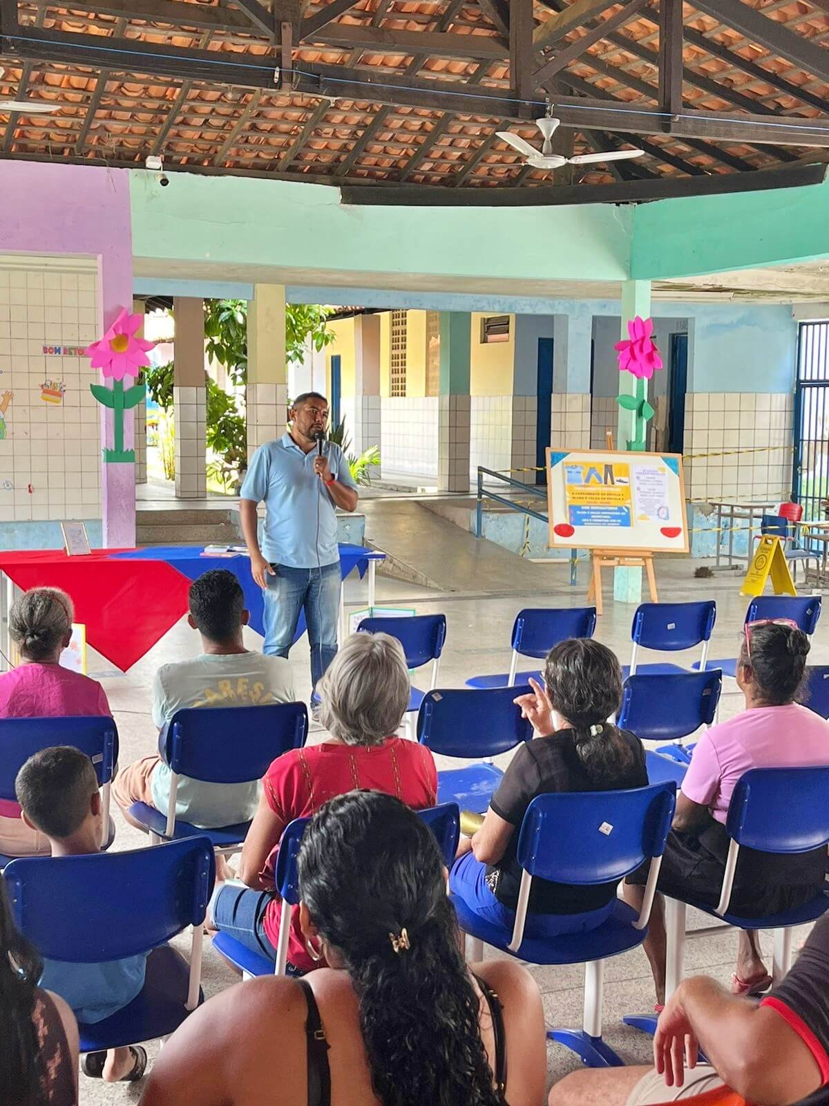 Escola Municipal Delmira Coelho promove primeira reunião de pais de 2024