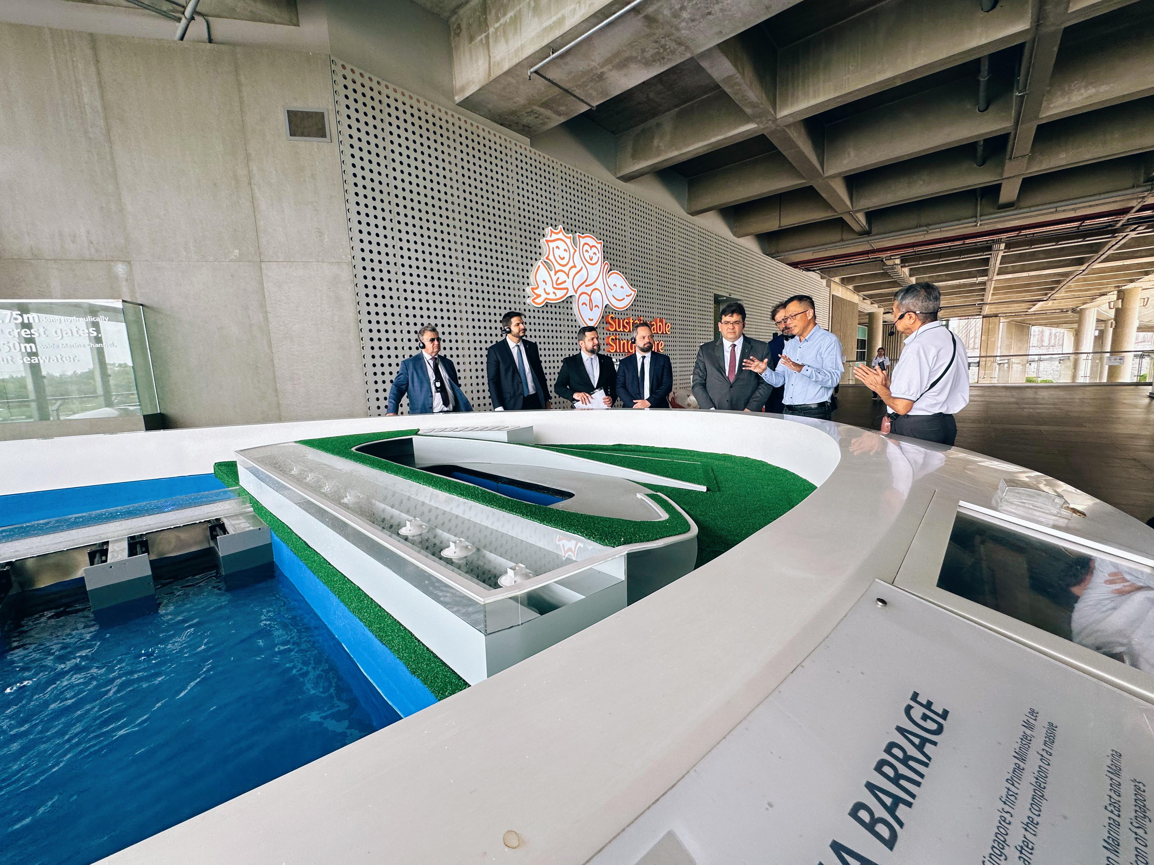 Governador Rafael Fonteles visita agência de sustentabilidade de Singapura