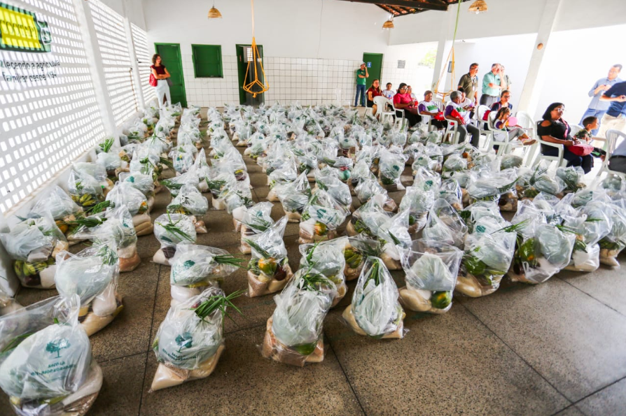 Com investimentos de R$ 8,3 milhões, Governo distribui quase mil toneladas de alimentos para famílias em vulnerabilidade