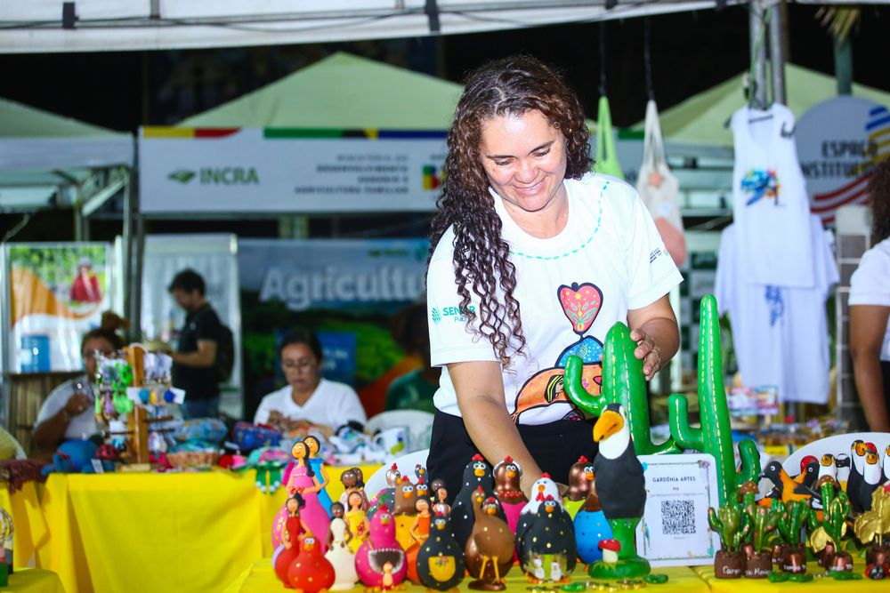 Espaço Trança leva artesanato de produtores rurais à Feira da Agricultura Familiar do Piauí