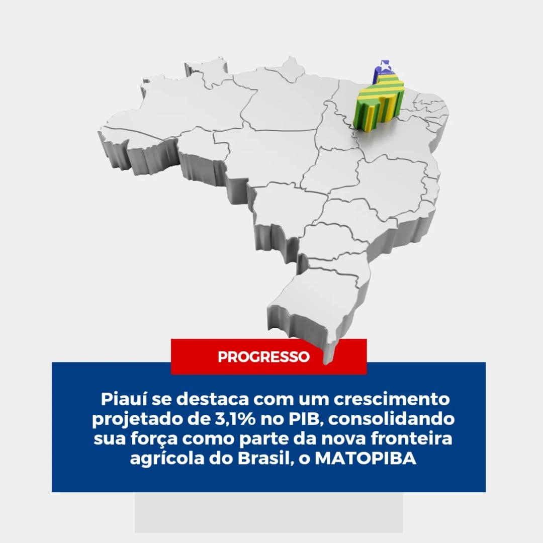 Piauí é destaque Econômico em 2025 com crescimento acima da média nacional