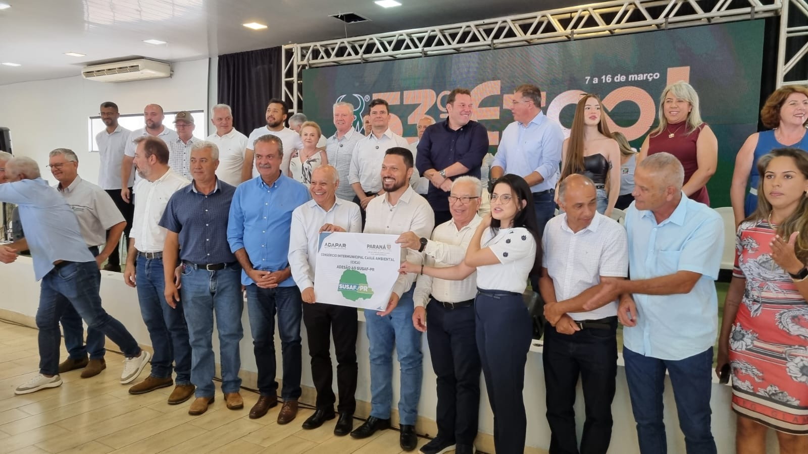 CICA recebe certificado de adesão ao Susaf-PR durante a ExpoParanavaí