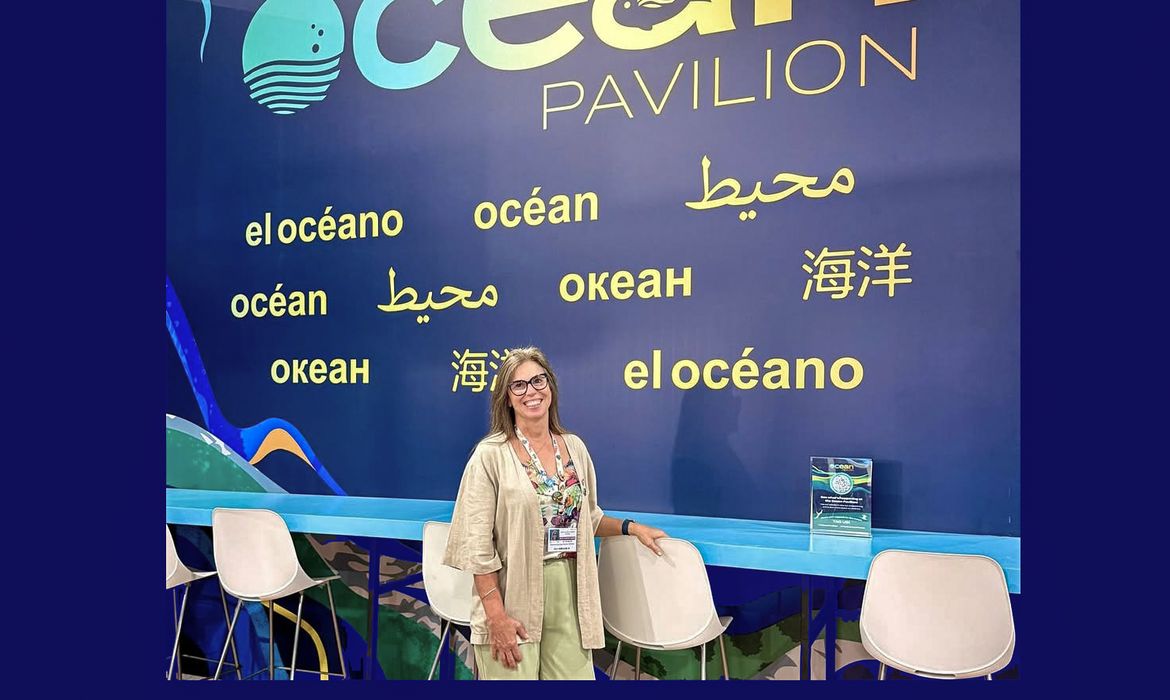 Brasília (DF) 18/11/2025 – enviada especial da COP30 para Oceanos, Marinez Scherer.
Foto: marinezscherer/Instagram