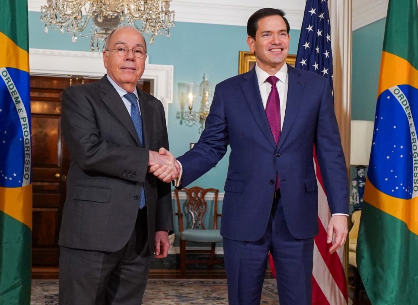 Mauro Vieira, Marco Rubio, EUA, tarifaço