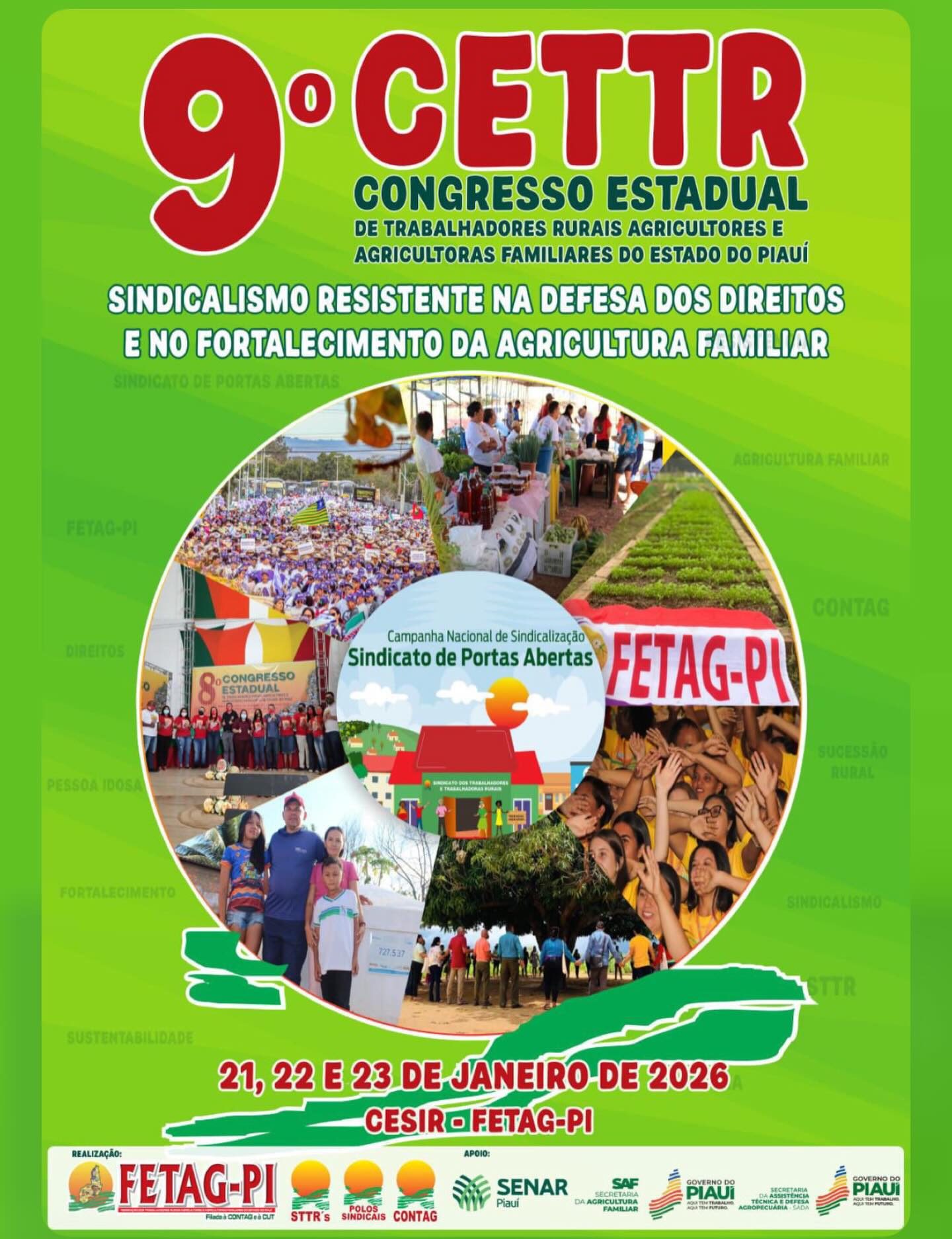 9º Congresso Estadual dos Trabalhadores Rurais da FETAG/PI