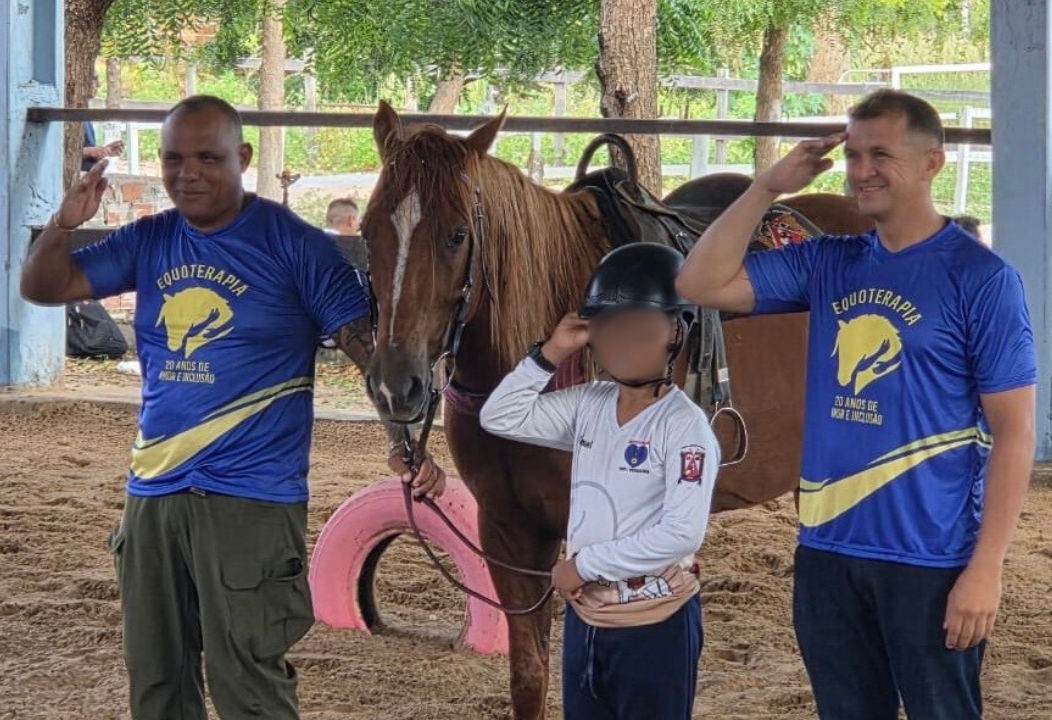 Equoterapia atua na reabilitação de pessoas com deficiência no Piauí; veja como participar