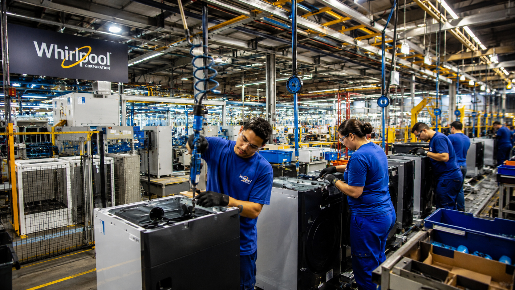 A Whirlpool abrirá cerca de 200 vagas em Rio Claro a partir de setembro de 2026, após investir R$ 300 milhões na expansão de sua fábrica na cidade - Foto: Click Petróleo e Gás / Reprodução.