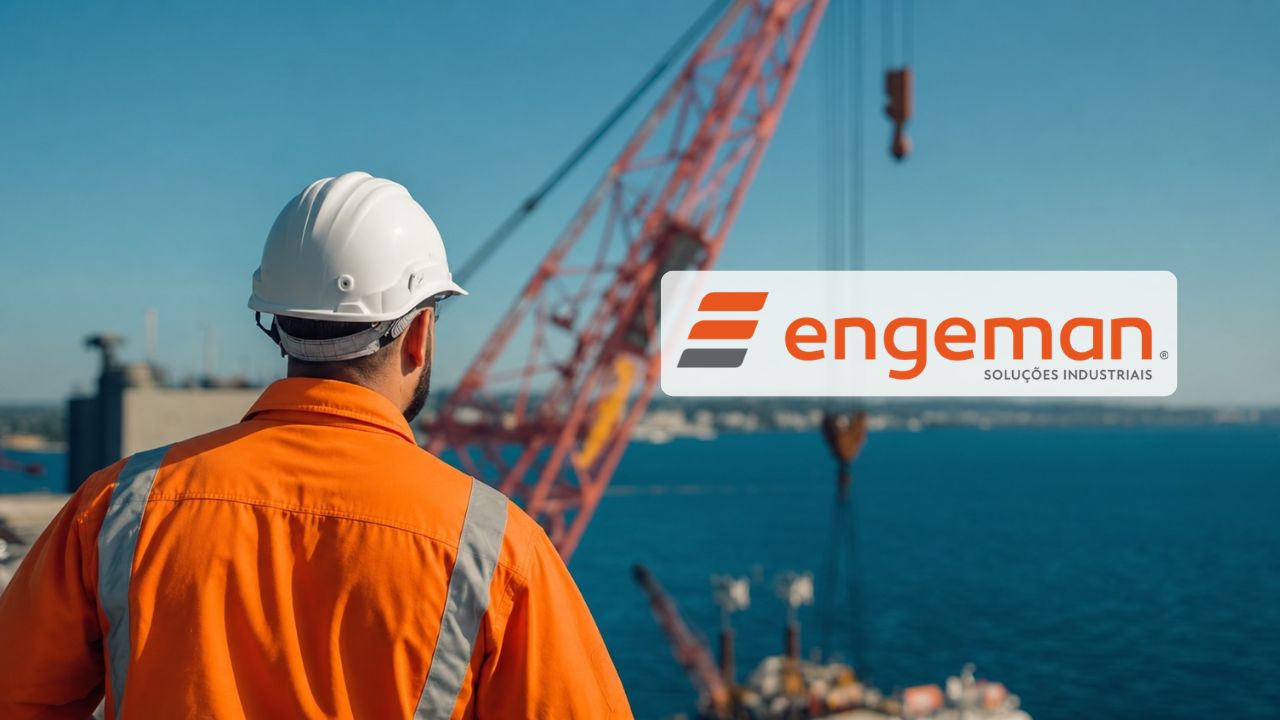 Engeman oferece vaga offshore para Operador de Guindaste em Macaé, com escala 14x14, exigindo formação técnica e certificados CBSP e T-HUET - Foto: Click Petróleo e Gás / Reprodução.