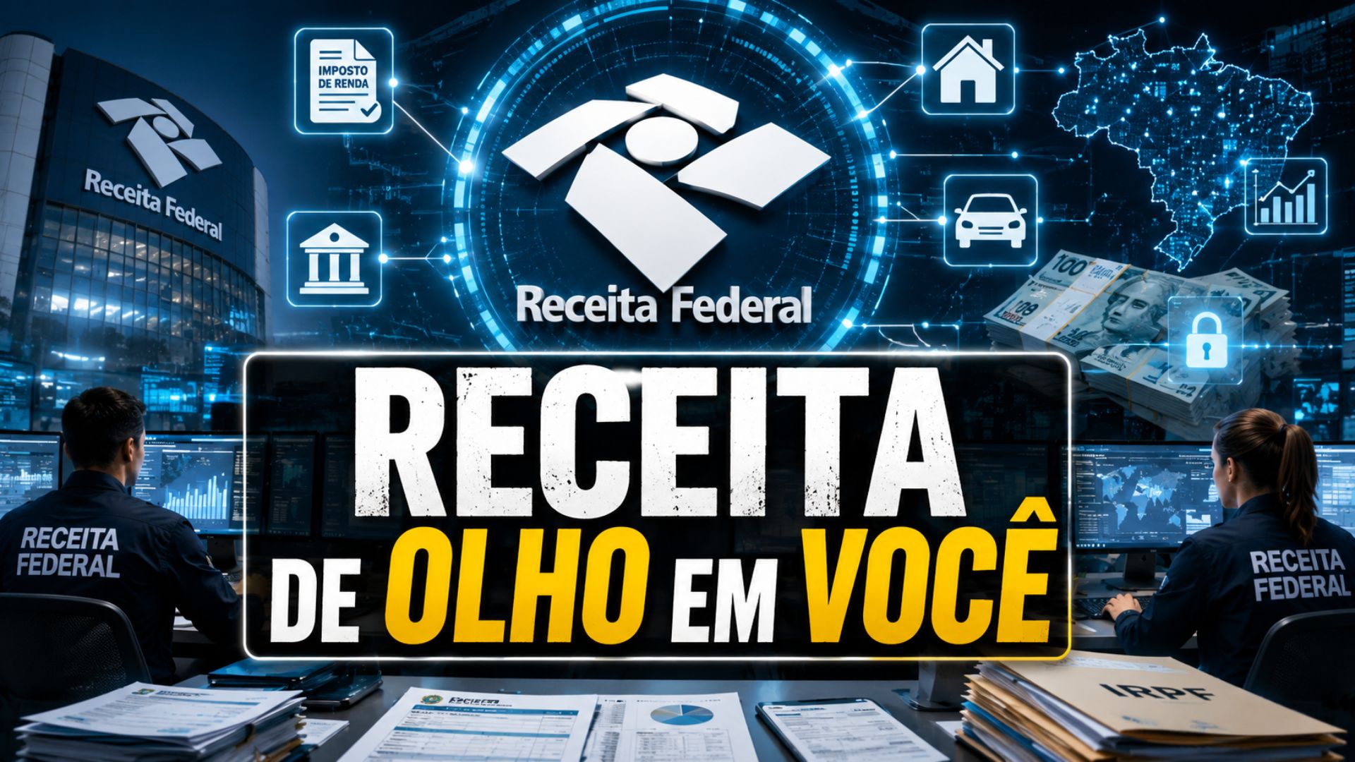 A Receita Federal utiliza inteligência artificial para cruzar dados fiscais, bancários e patrimoniais, fortalecendo a fiscalização e a detecção de irregularidades no Brasil - Foto: Click Petróleo e Gás / Reprodução.