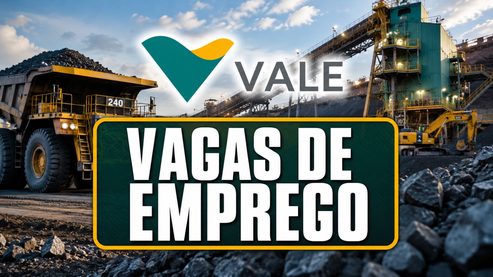 Vagas na Vale para manutenção, operação, inspeção e mais em diversas áreas no Brasil